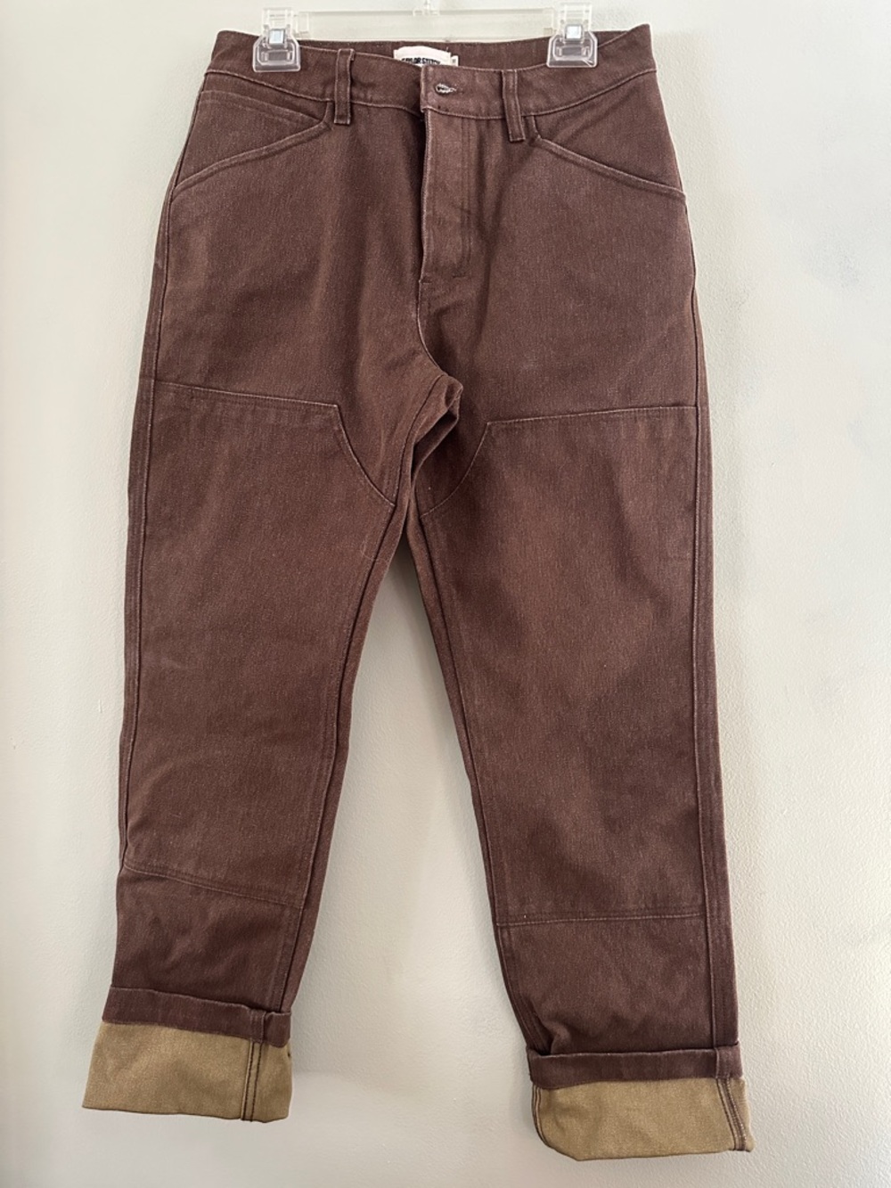 Taylor Stitch Brown Canvas Pants